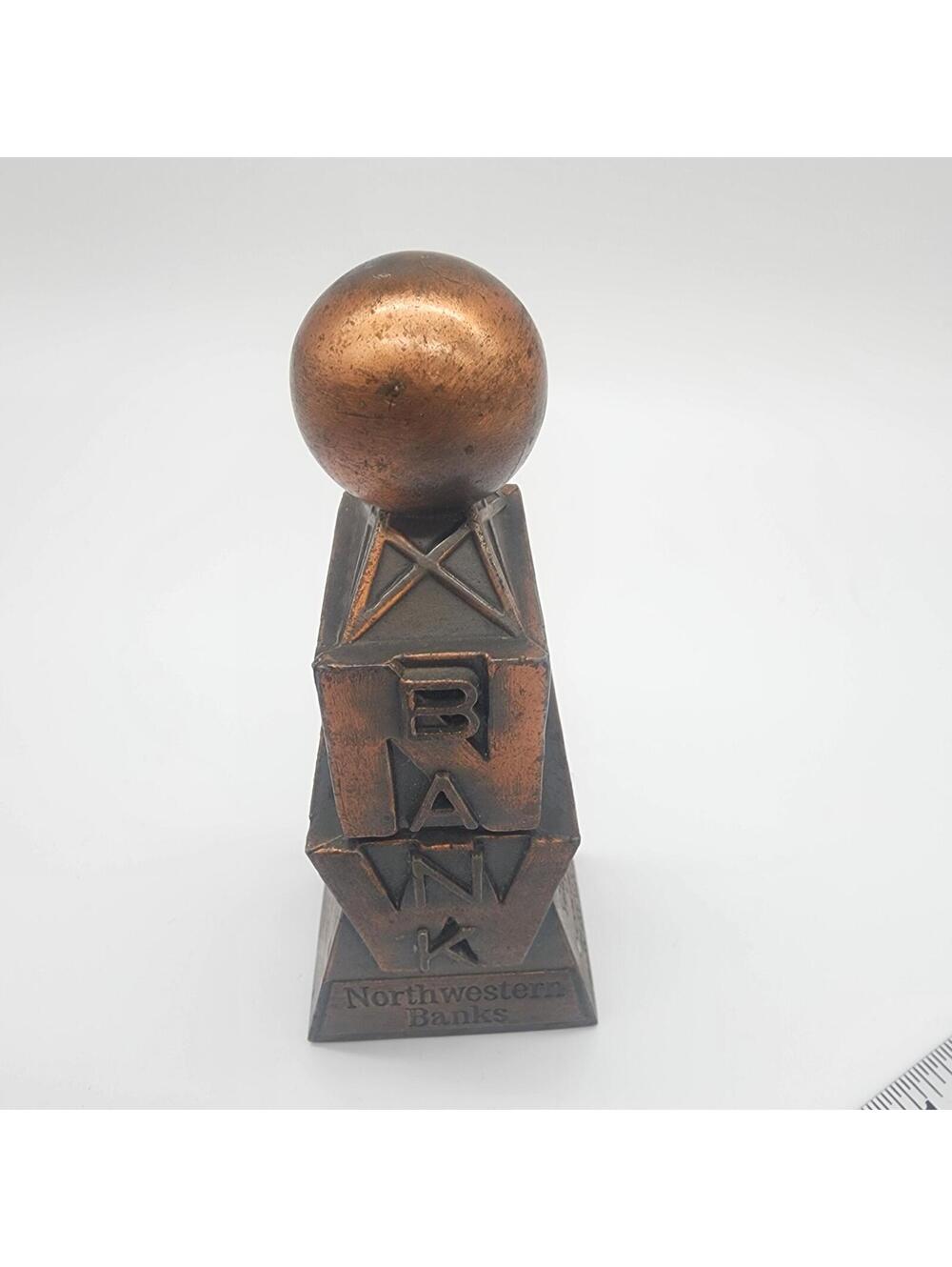Northwestern Banks Weatherball Code Promotional Desk Trophy Award - Picture 6 of 10